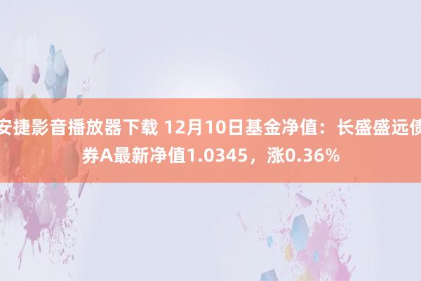安捷影音播放器下载 12月10日基金净值：长盛盛远债券A最新净值1.0345，涨0.36%