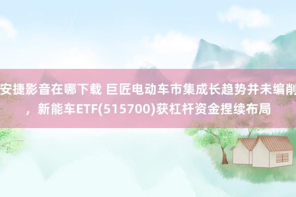 安捷影音在哪下载 巨匠电动车市集成长趋势并未编削，新能车ETF(515700)获杠杆资金捏续布局