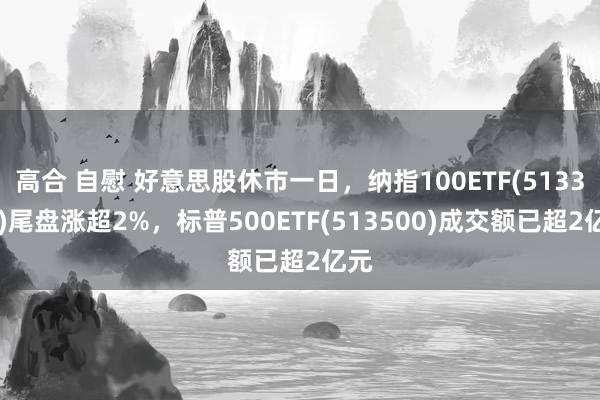 高合 自慰 好意思股休市一日，纳指100ETF(513390)尾盘涨超2%，标普500ETF(513500)成交额已超2亿元